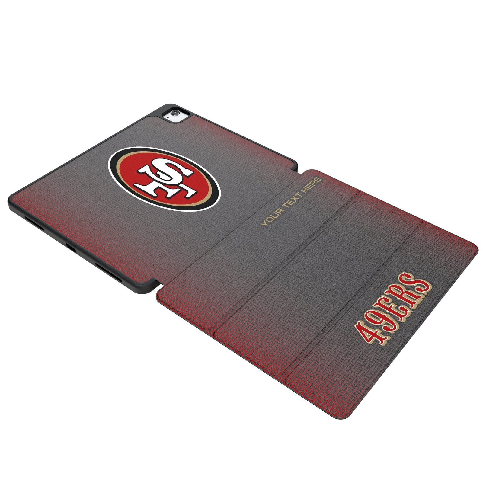 Keyscaper San Francisco 49ers Personalized Linen iPad Tablet Case