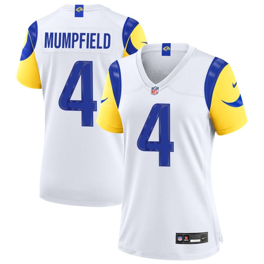 Konata Mumpfield Women’s Nike White Los Angeles Rams Custom Game Jersey