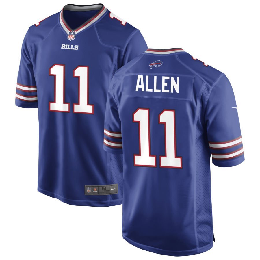 Kyle Allen Men’s Nike Royal Buffalo Bills Custom Game Jersey