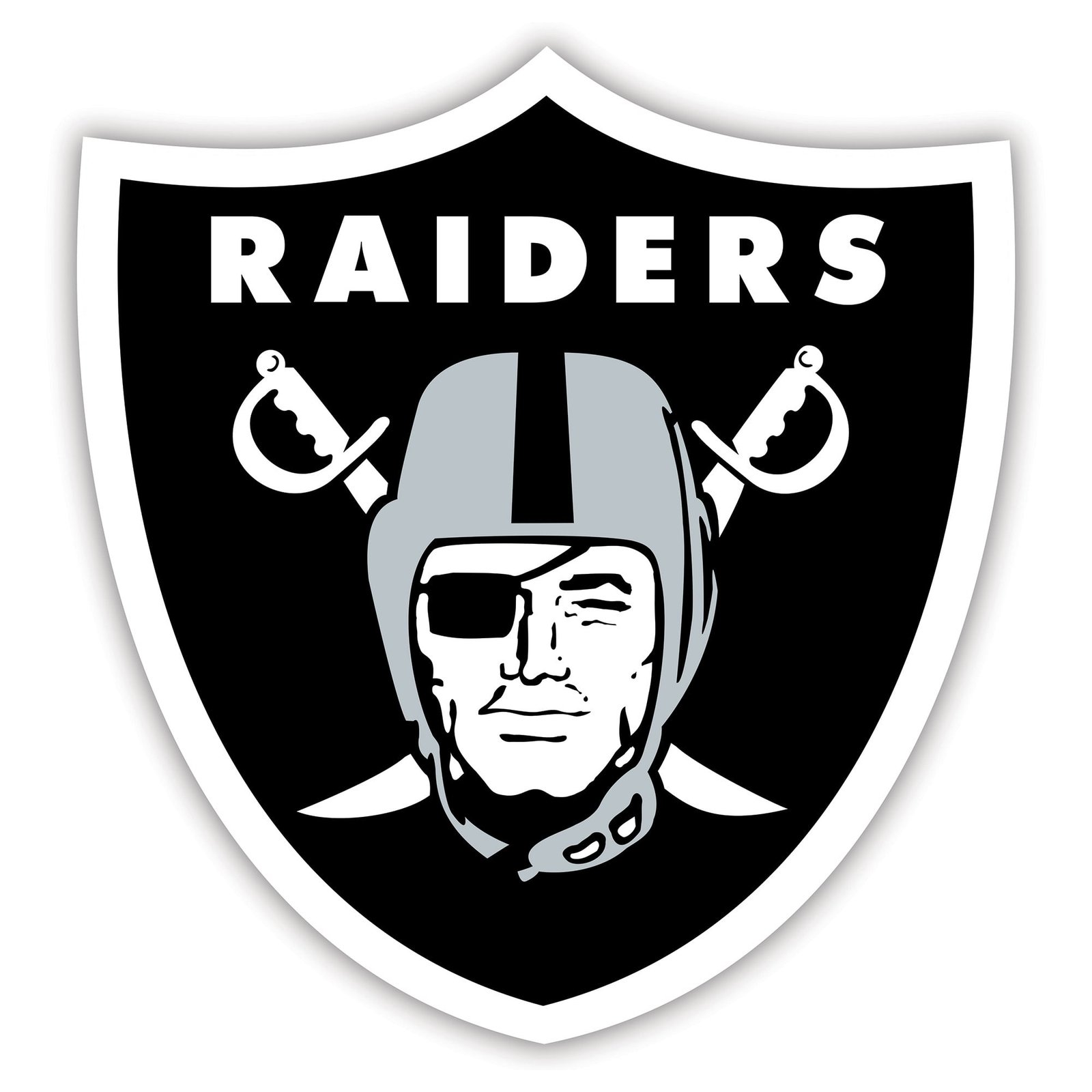 Las Vegas Raiders 24″ Logo Cutout Sign