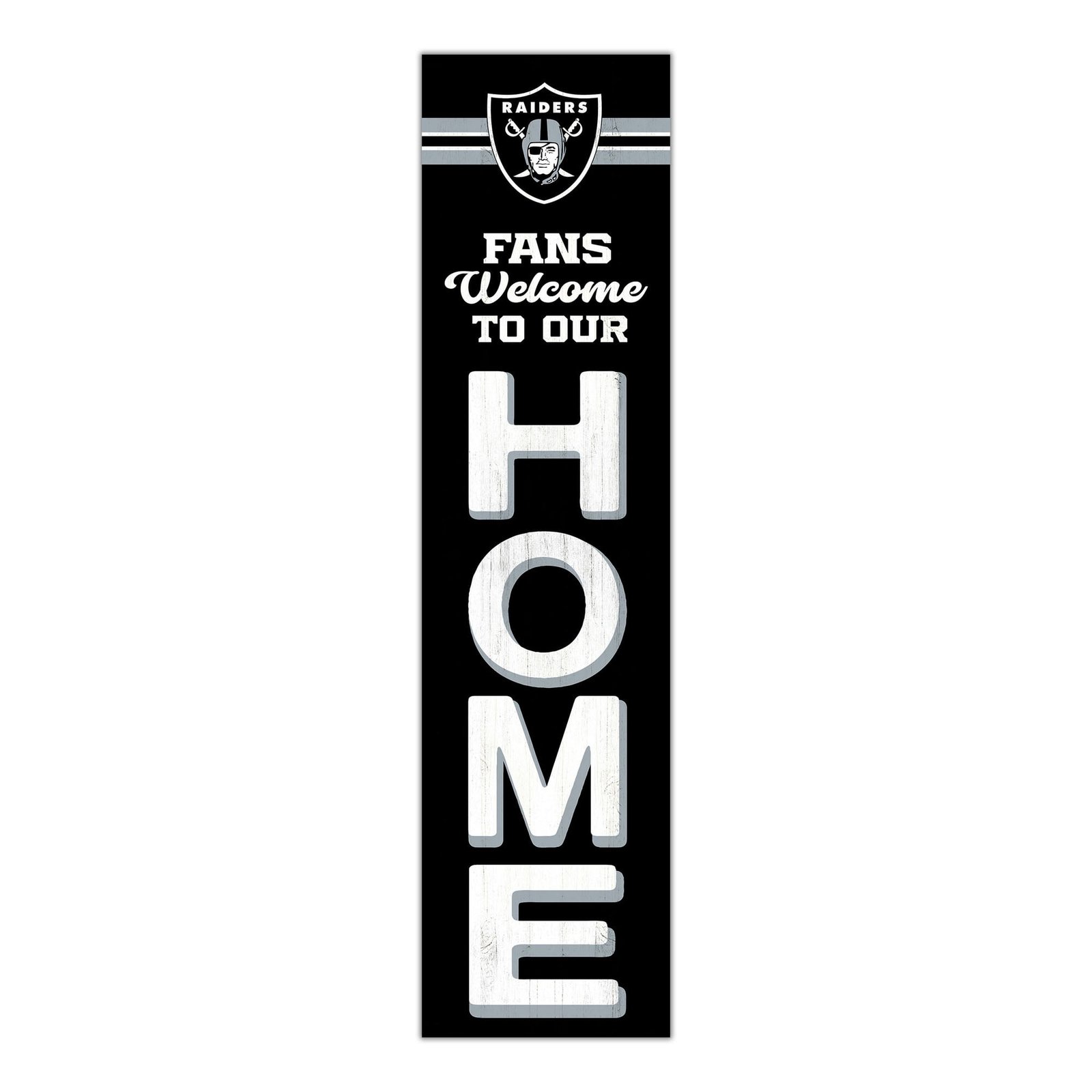 Las Vegas Raiders 48″ Welcome to Our Home Leaner