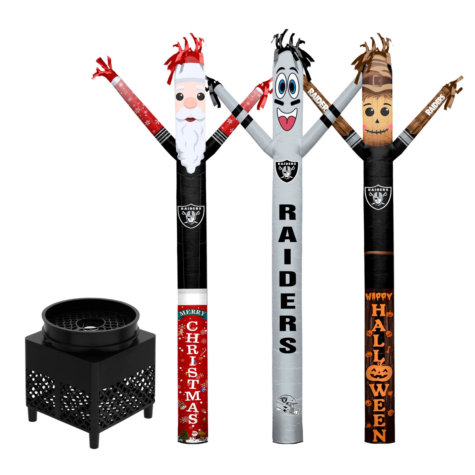 Las Vegas Raiders Inflatable Crazy Sports Fan Bundle Set