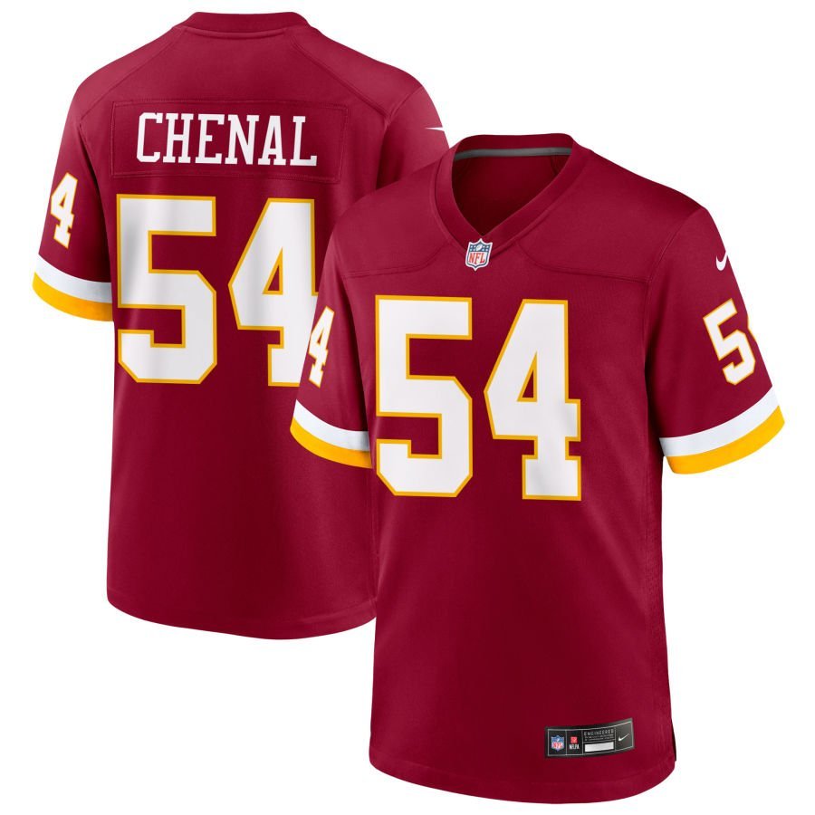 Leo Chenal Youth Nike Burgundy Washington Commanders Custom Game Jersey