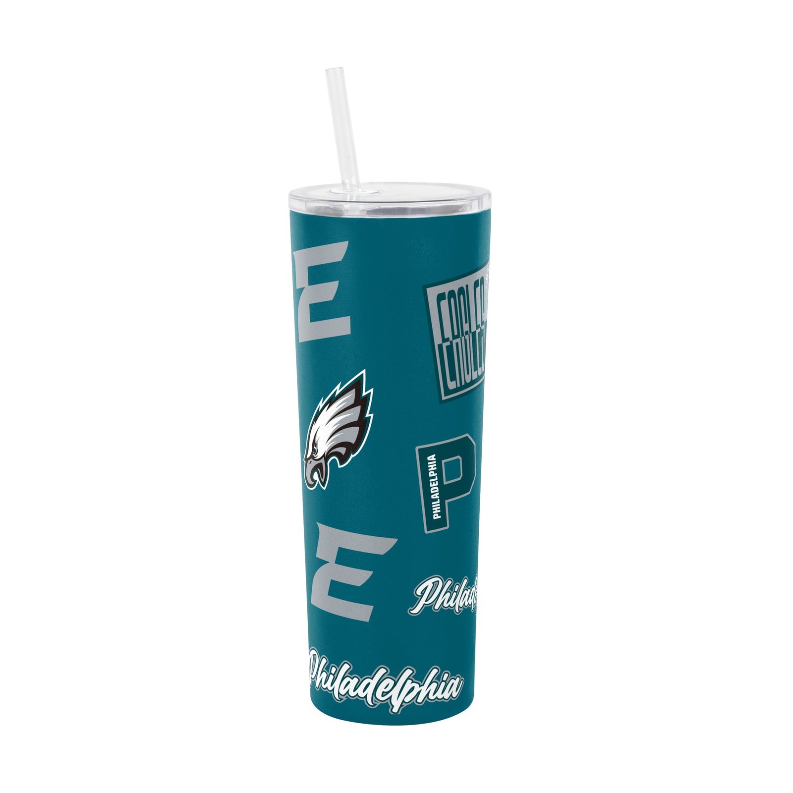 Logo Brands Philadelphia Eagles 30oz Dreamweave Straw Tumbler