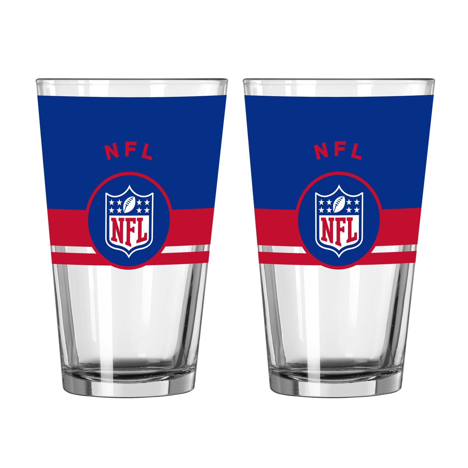 Logo Brands Shield Merchandise Two-Piece 16oz. Horizon Pint Glass Set