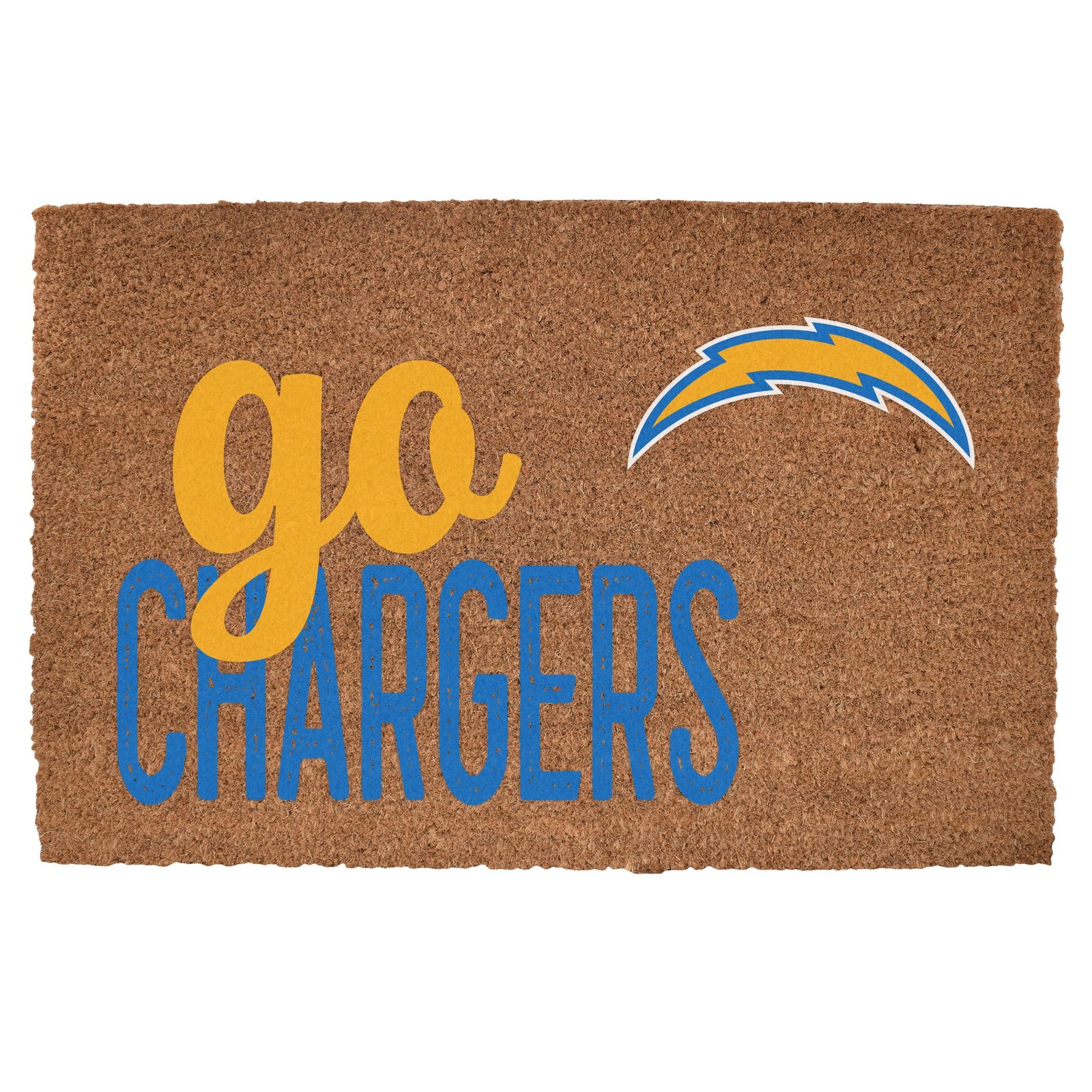 Los Angeles Chargers 20″ x 30″ Go Team Coir Door Mat