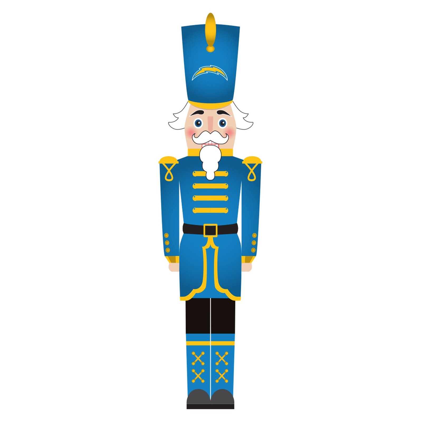 Los Angeles Chargers 46″ Nutcracker Leaner