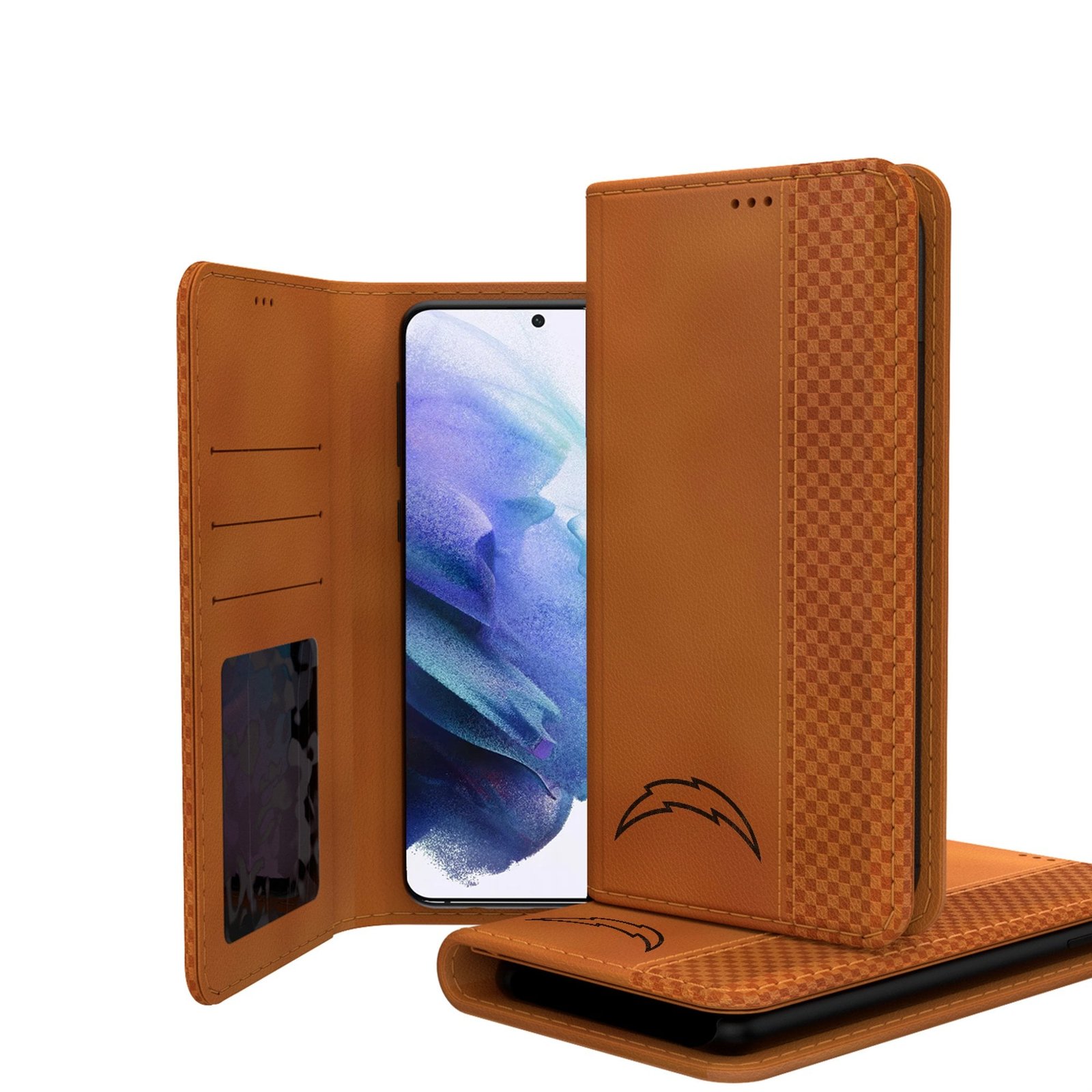 Los Angeles Chargers Galaxy Burn Design Folio Case