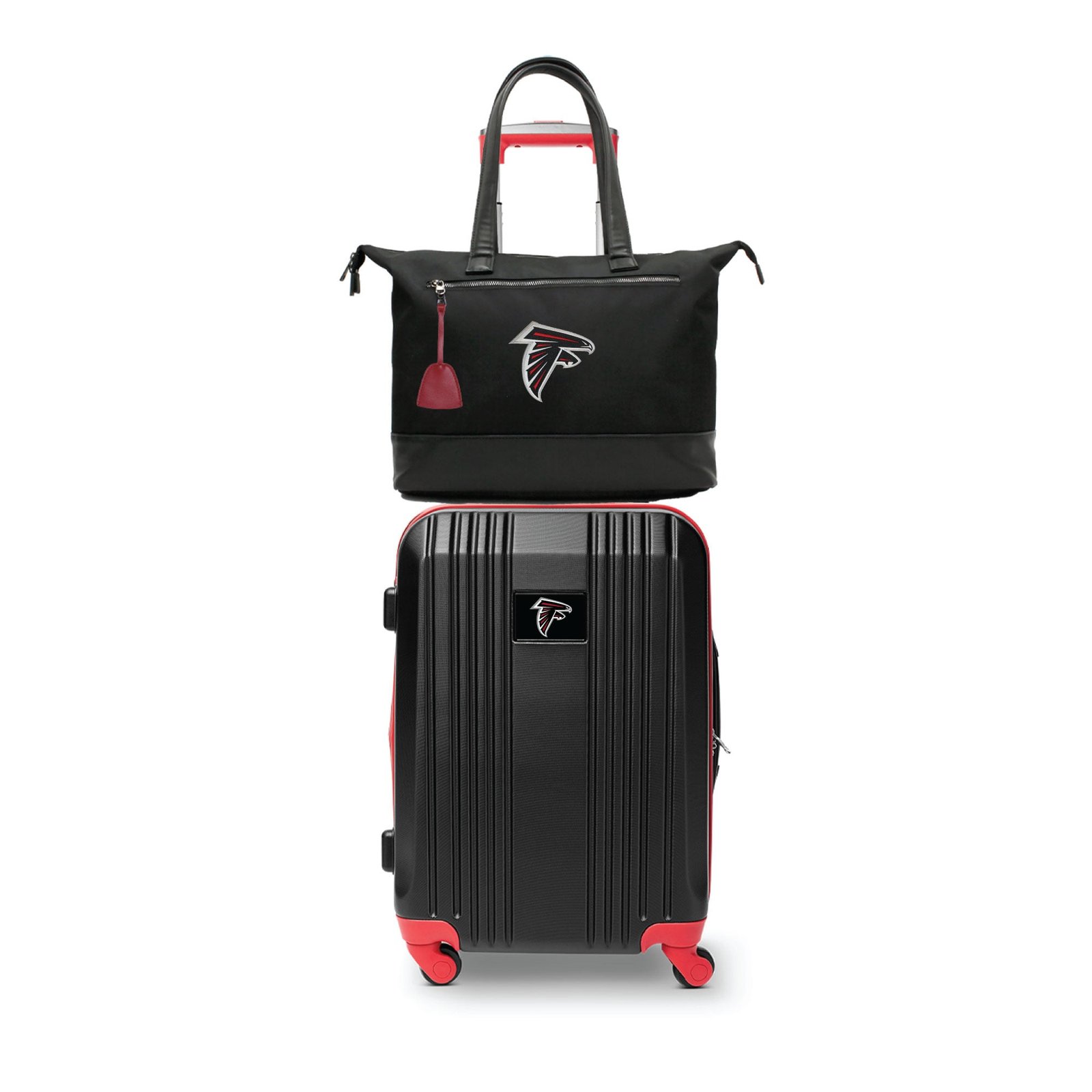 MOJO Atlanta Falcons Premium Laptop Tote Bag and Luggage Set