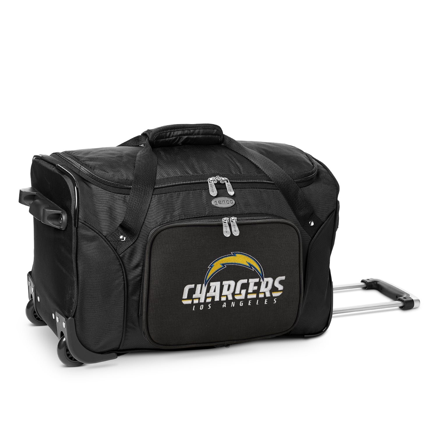 MOJO Black Los Angeles Chargers 22″ Wheeled Duffle Bag