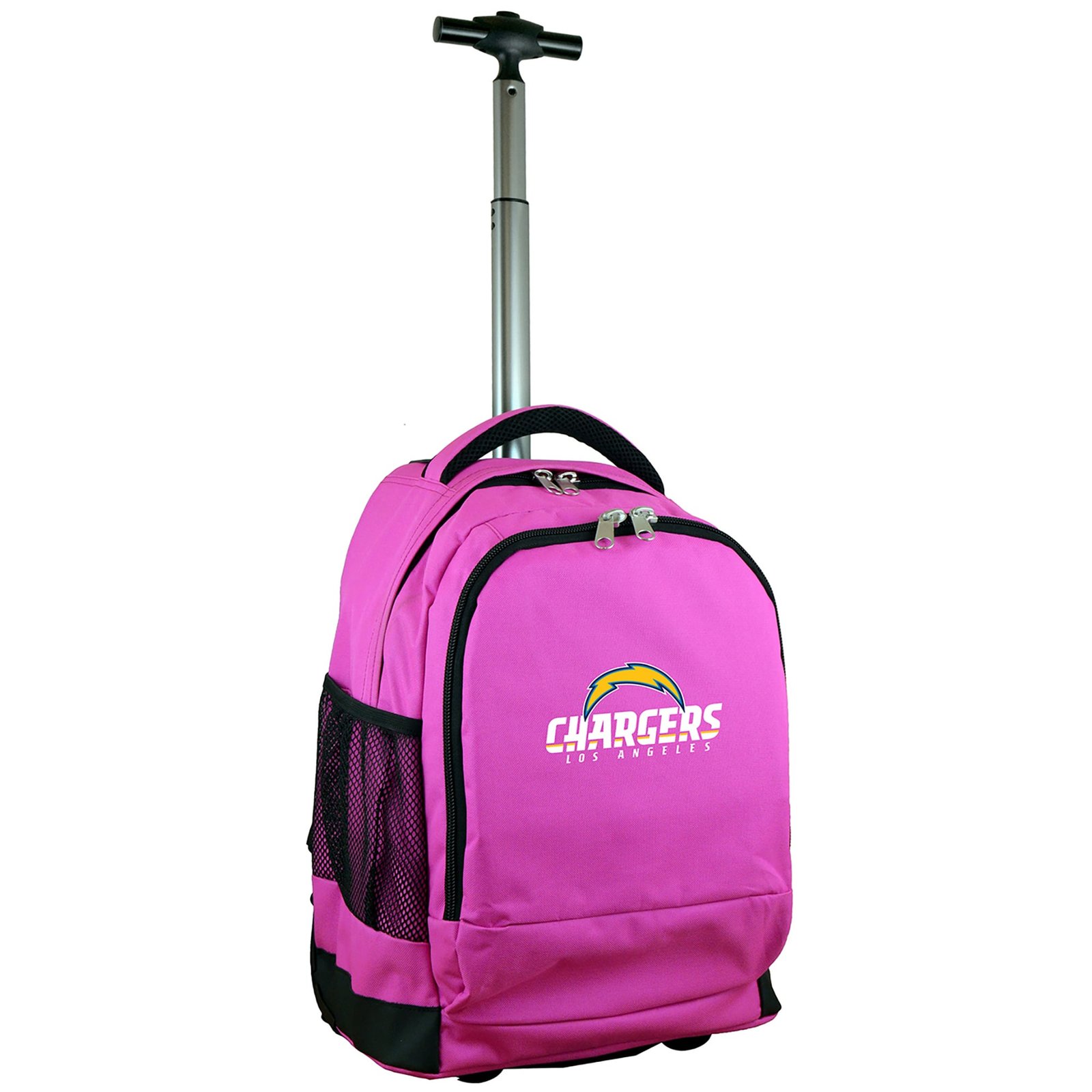 MOJO Pink Los Angeles Chargers 19” Premium Wheeled Backpack