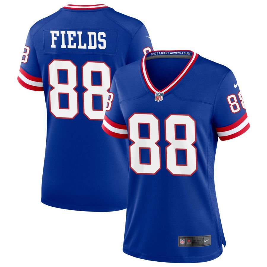 Malachi Fields Women’s Nike Royal New York Giants Classic Custom Game Jersey
