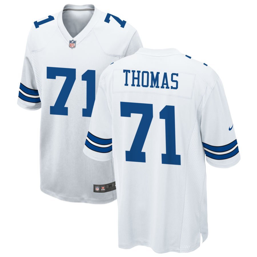 Tyler Goodson Men’s Nike White Dallas Cowboys Custom Game Jersey
