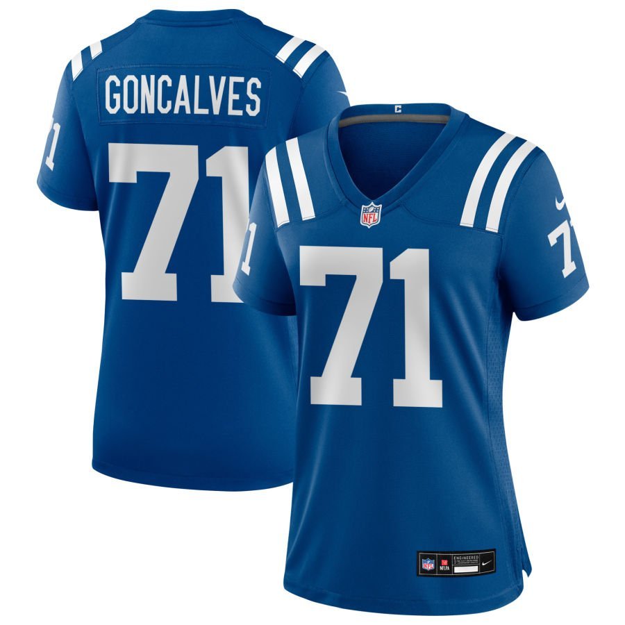Matt Goncalves Women’s Nike Indianapolis Colts Royal Custom Game Jersey