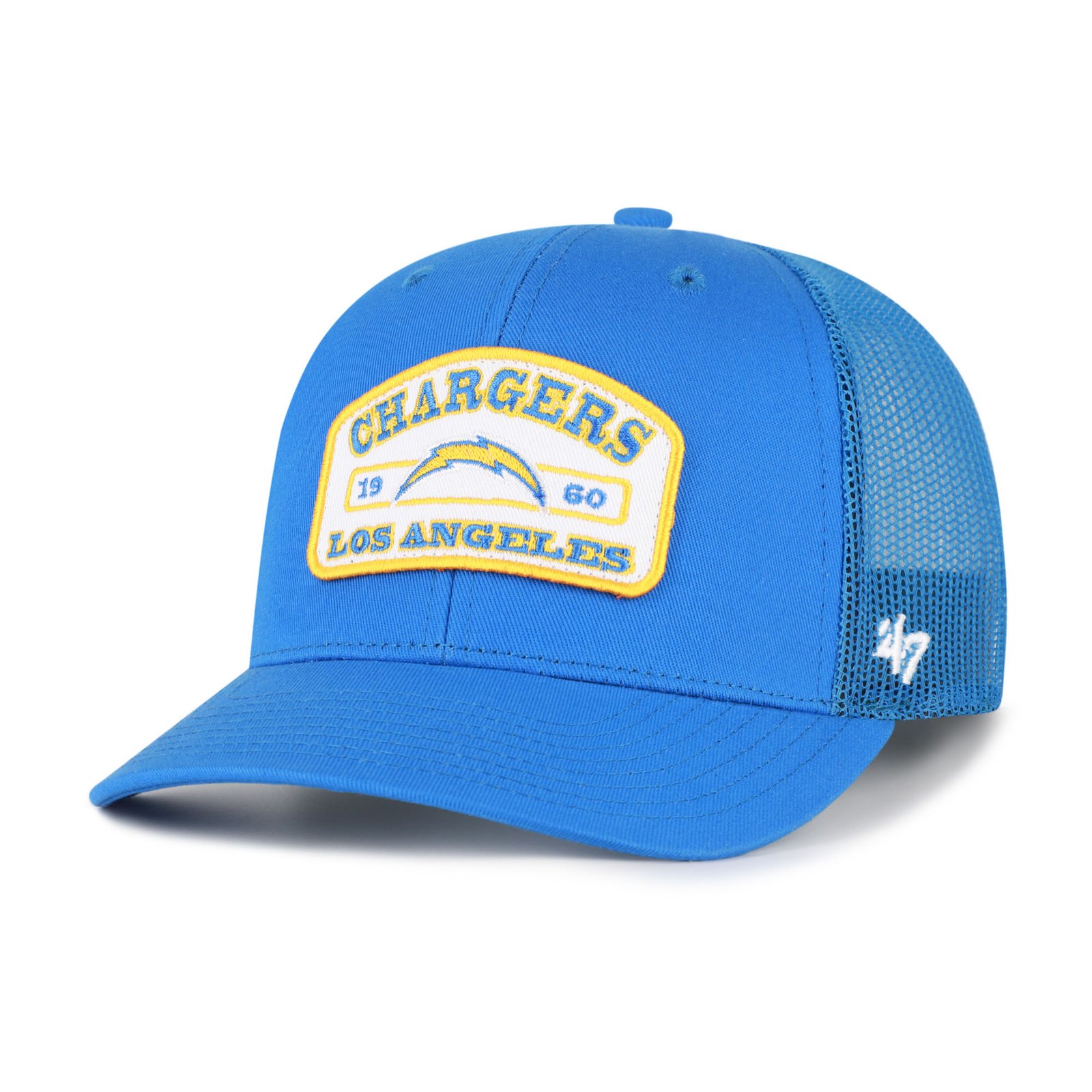 Men’s ’47 Blue Los Angeles Chargers Roadway Adjustable Trucker Hat