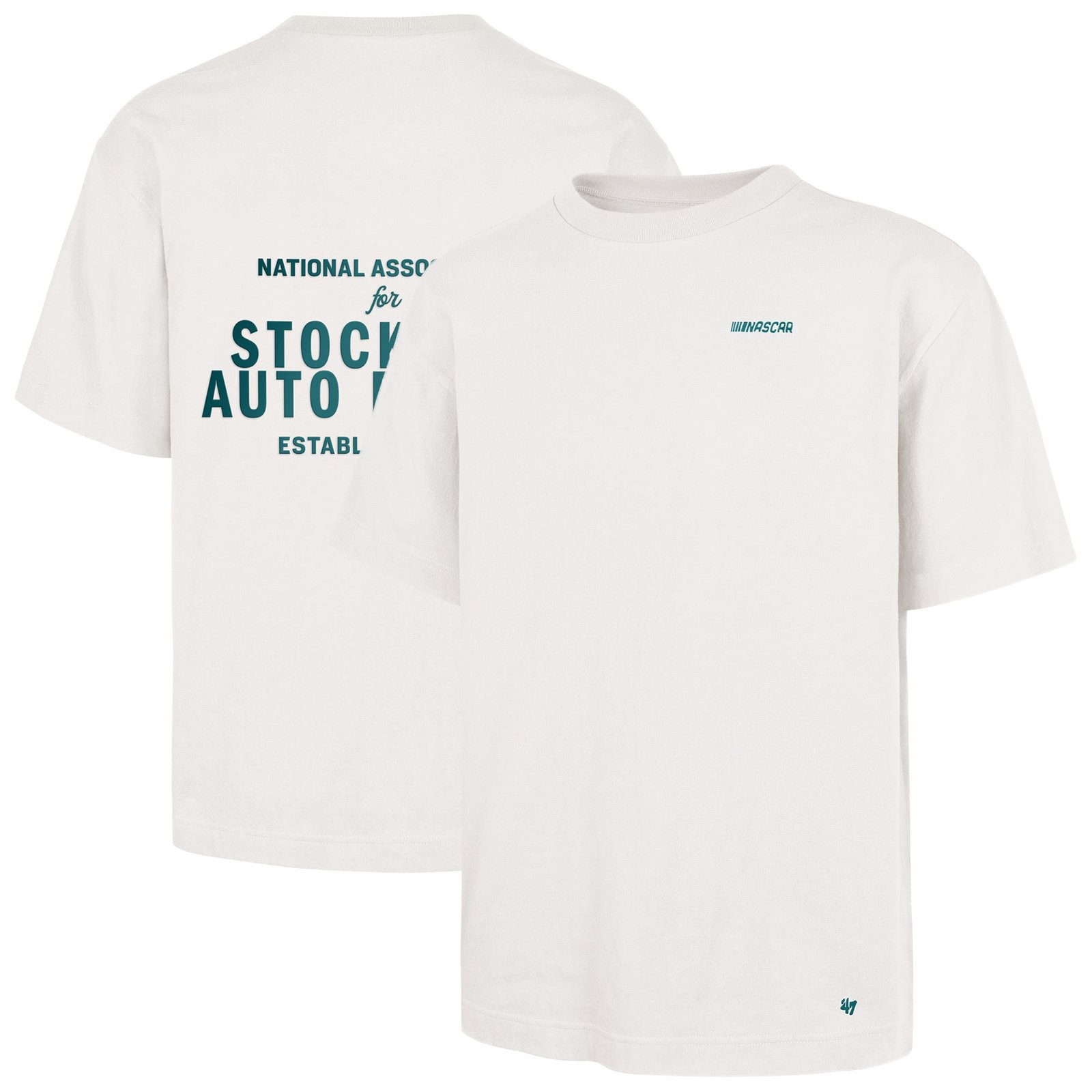 Men’s ’47 Cream NASCAR Leon Logo Foundation T-Shirt