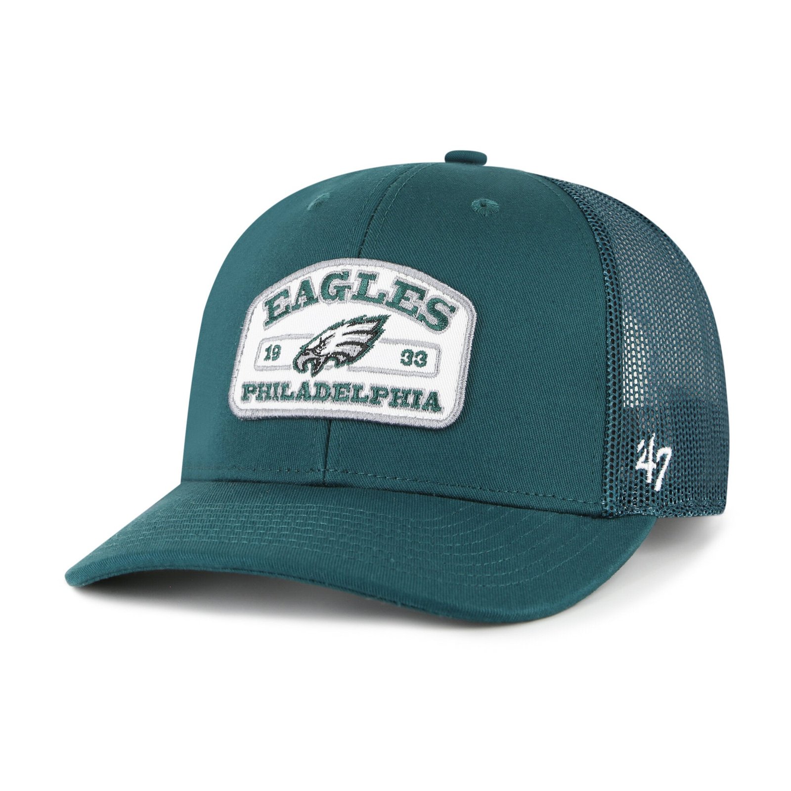 Men’s ’47 Midnight Green Philadelphia Eagles Roadway Adjustable Trucker Hat
