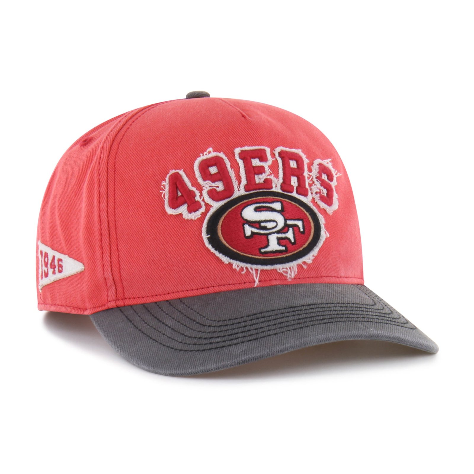 Men’s ’47 Scarlet San Francisco 49ers Calderwood Well Worn Hitch Adjustable Hat