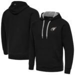 Men’s Antigua Black Arizona Cardinals Brushed Carbon Victory Pullover Hoodie