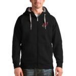Men’s Antigua Black Arizona Cardinals Victory Full-Zip Hoodie