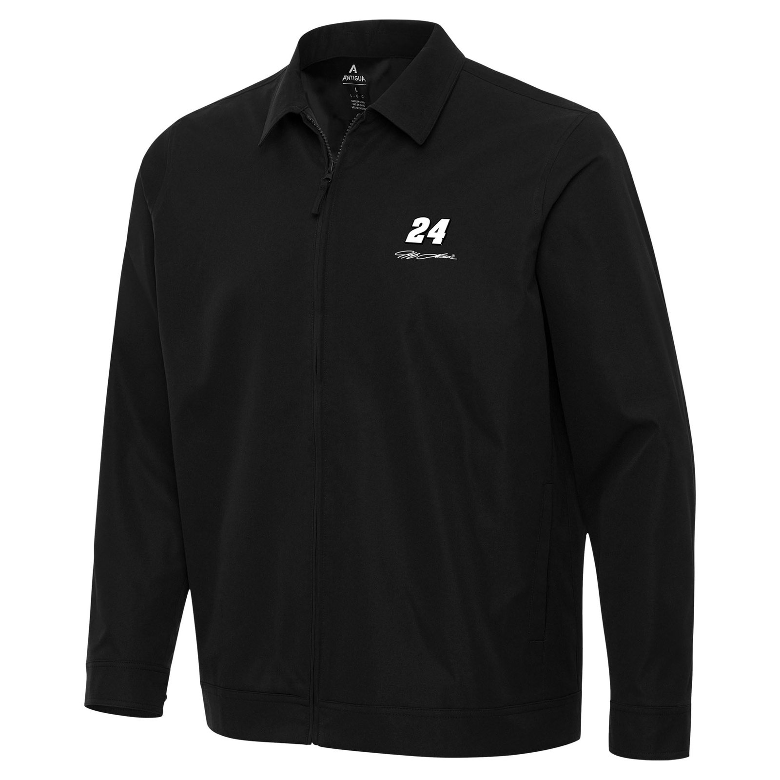 Men’s Antigua Black Jeff Gordon Pivot Full-Zip Jacket