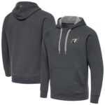 Men’s Antigua Charcoal Arizona Cardinals Brushed Carbon Victory Pullover Hoodie