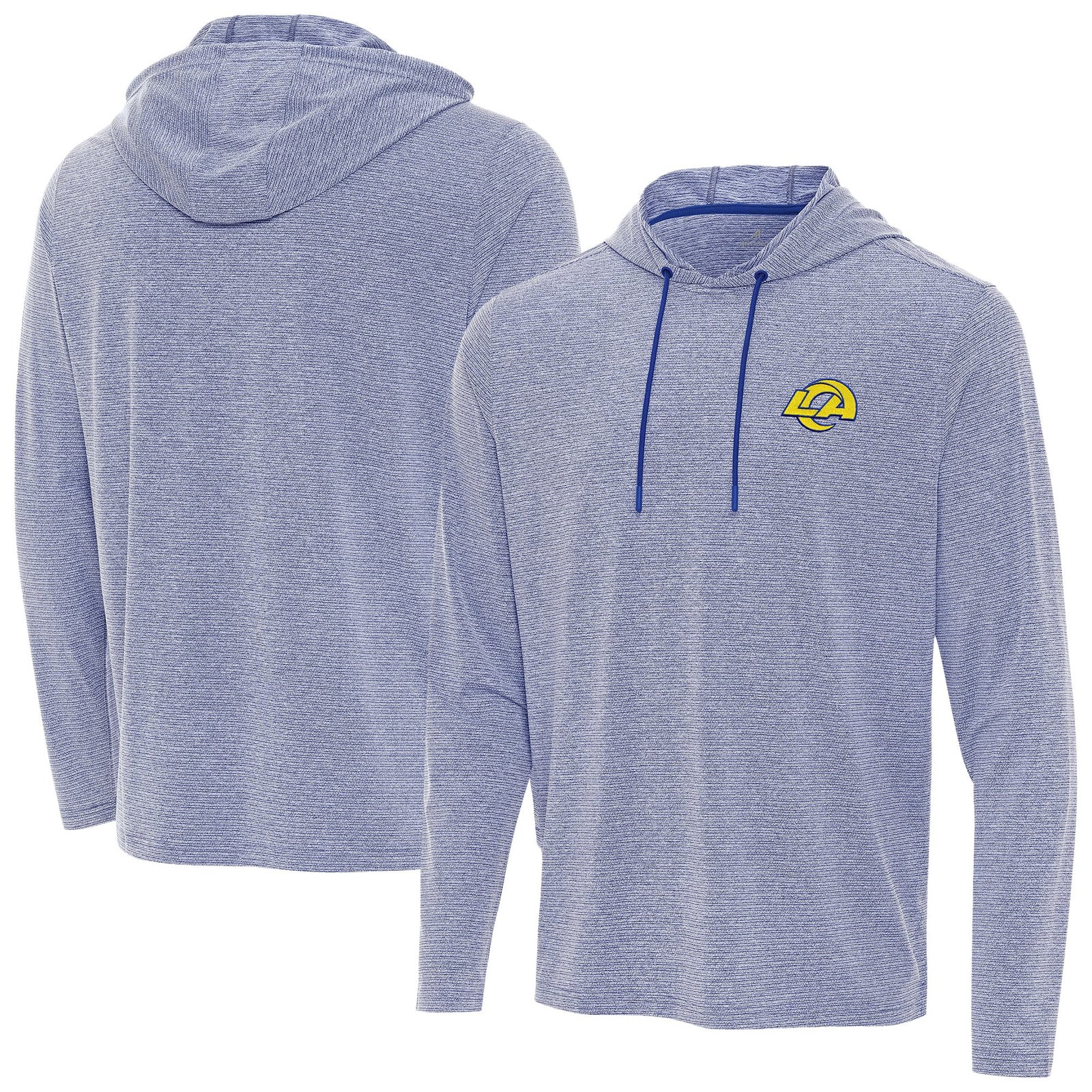Men’s Antigua Heather Royal Los Angeles Rams Changeover Hoodie