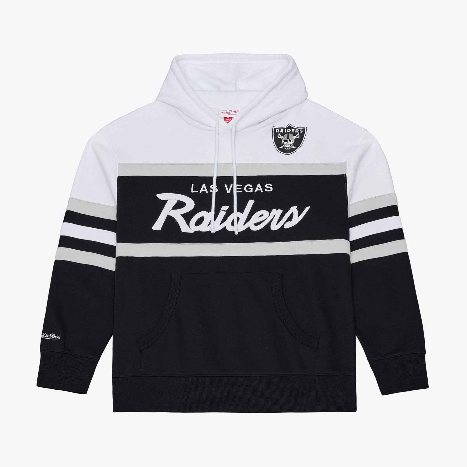 Men’s Black Mitchell & Ness Las Vegas Raiders Head Coach Hoodie