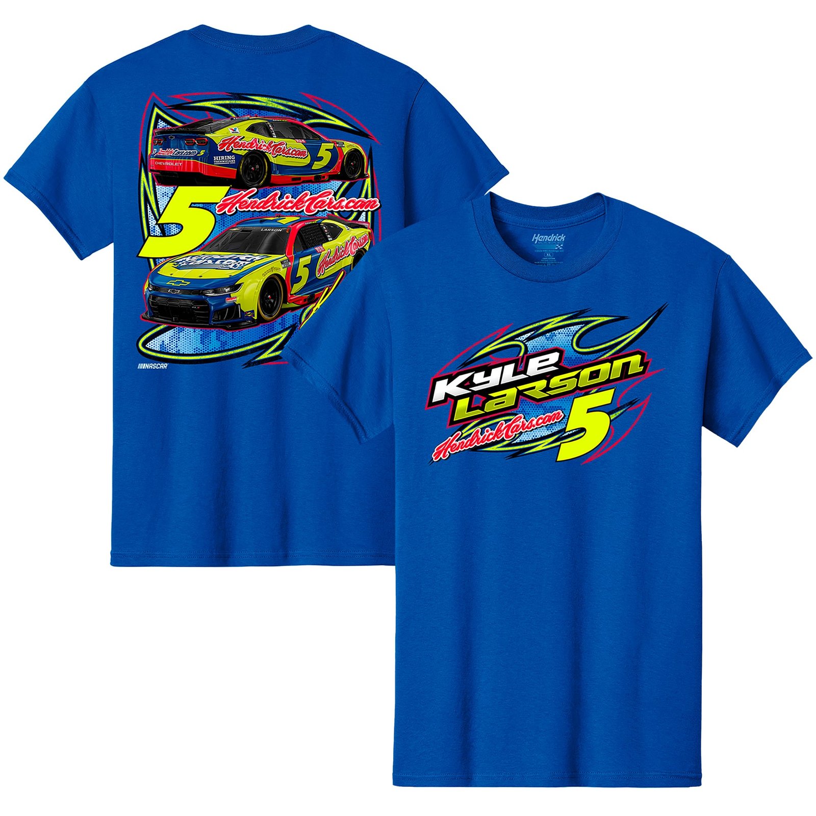 Men’s Classic Ink Blue Kyle Larson Hendrickcars.com Bristol Special T-Shirt