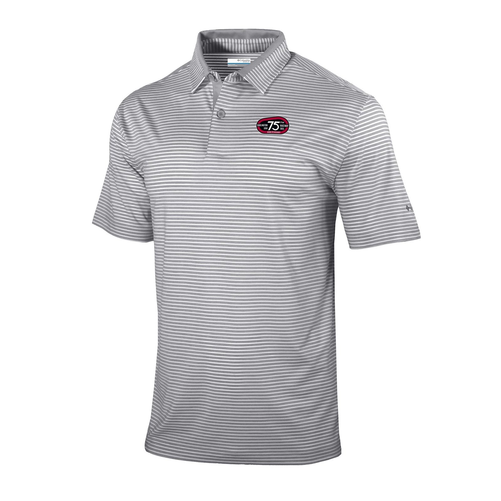 Men’s Columbia Gray Darlington Raceway Omni-Wick Golden Hills Polo