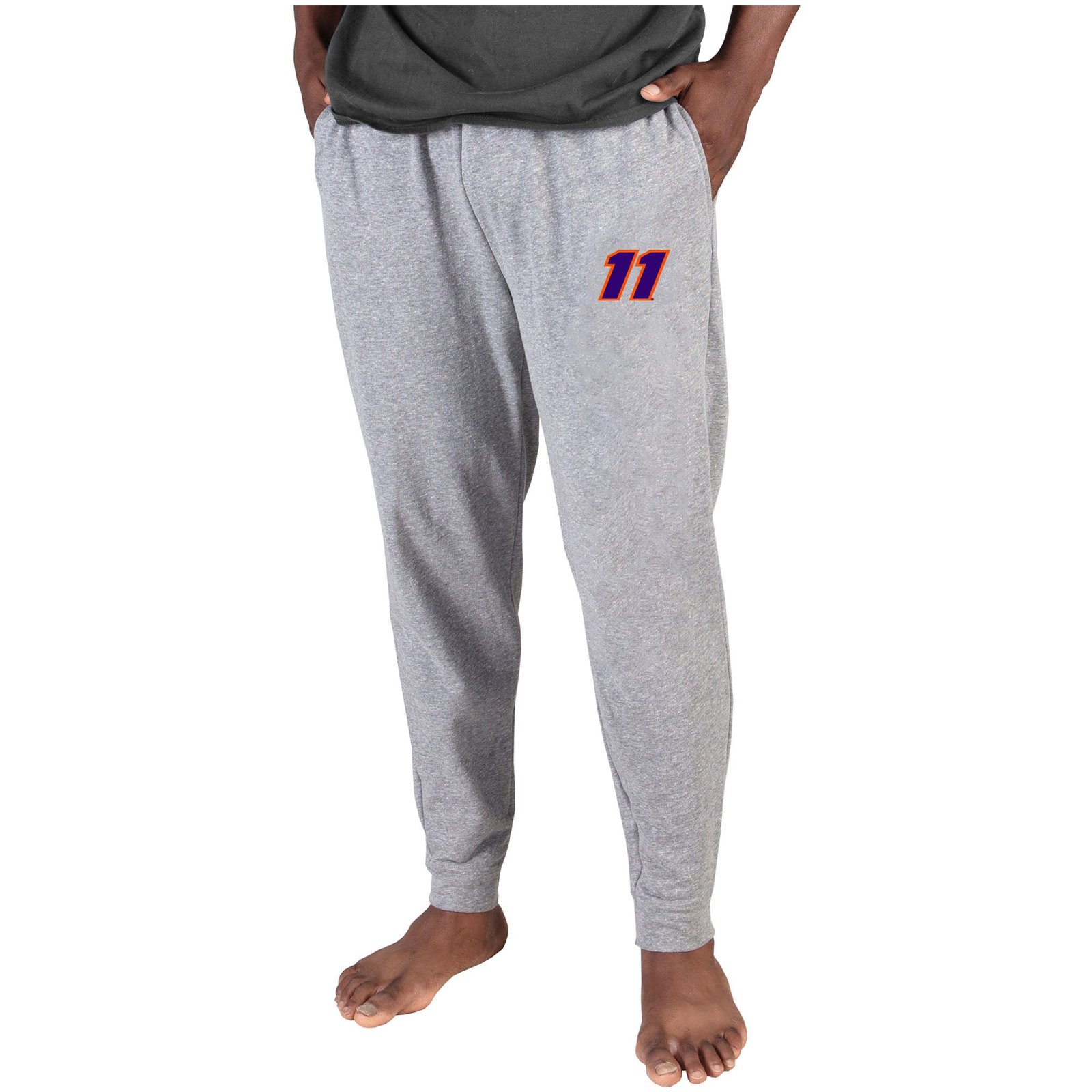 Men’s Concepts Sport Gray Denny Hamlin Mainstream Cuffed Terry Pants
