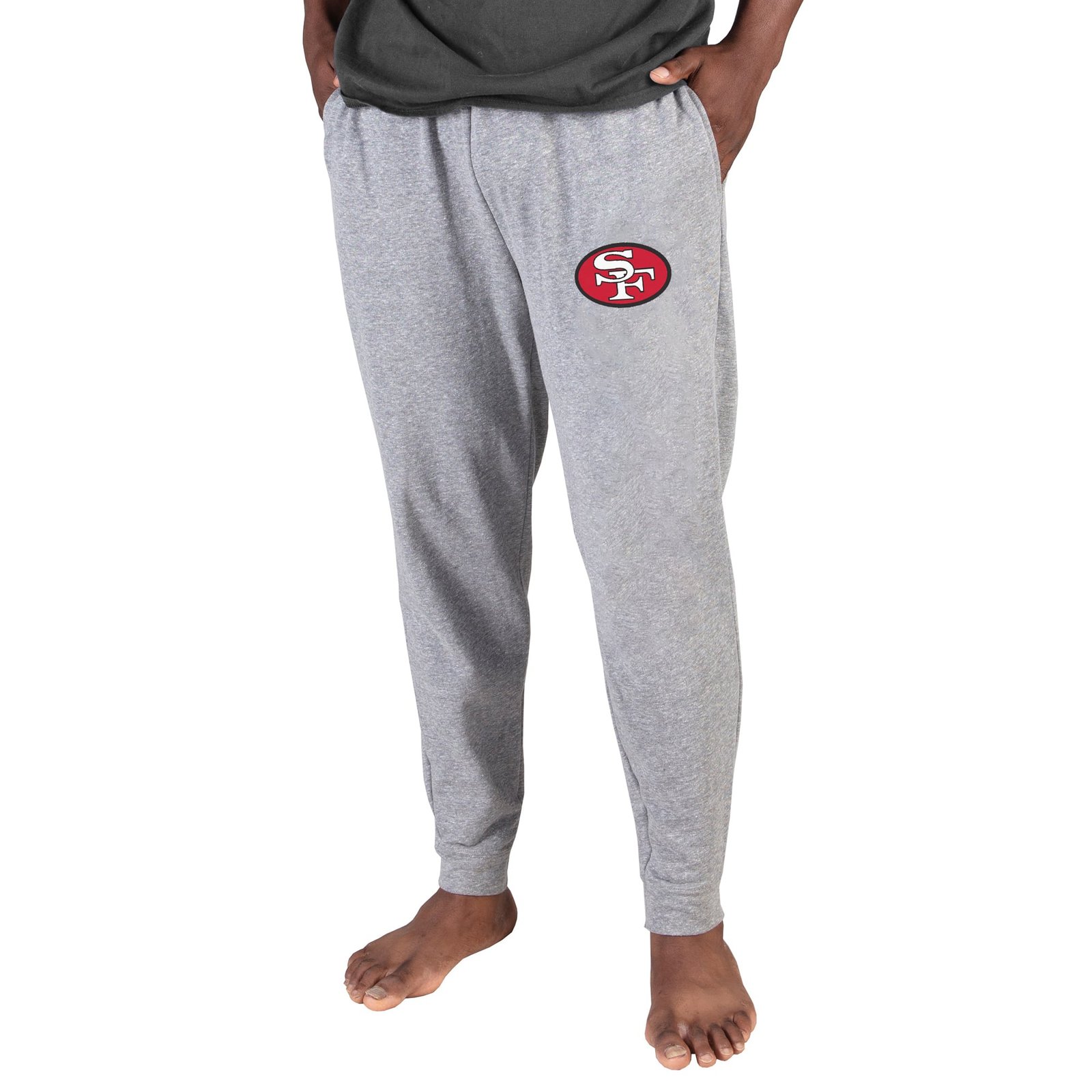 Men’s Concepts Sport Gray San Francisco 49ers Throwback Logo Mainstream Cuffed Terry Pants