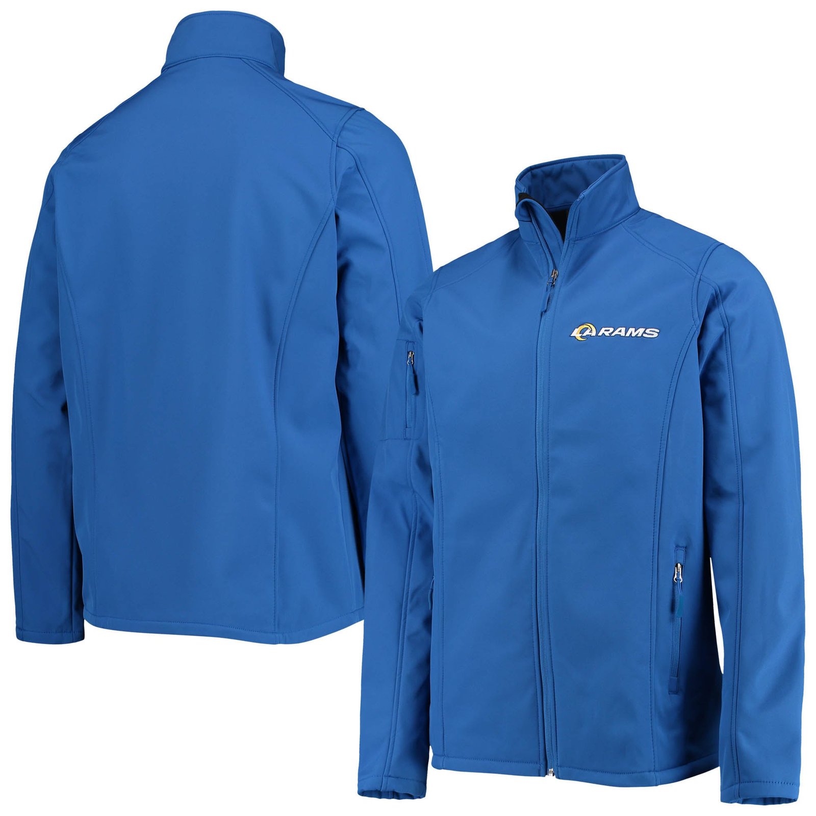Men’s Dunbrooke Royal Los Angeles Rams Big & Tall Sonoma Softshell Full-Zip Jacket