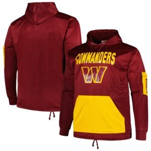 Men’s Fanatics Burgundy Washington Commanders Big & Tall Pullover Hoodie