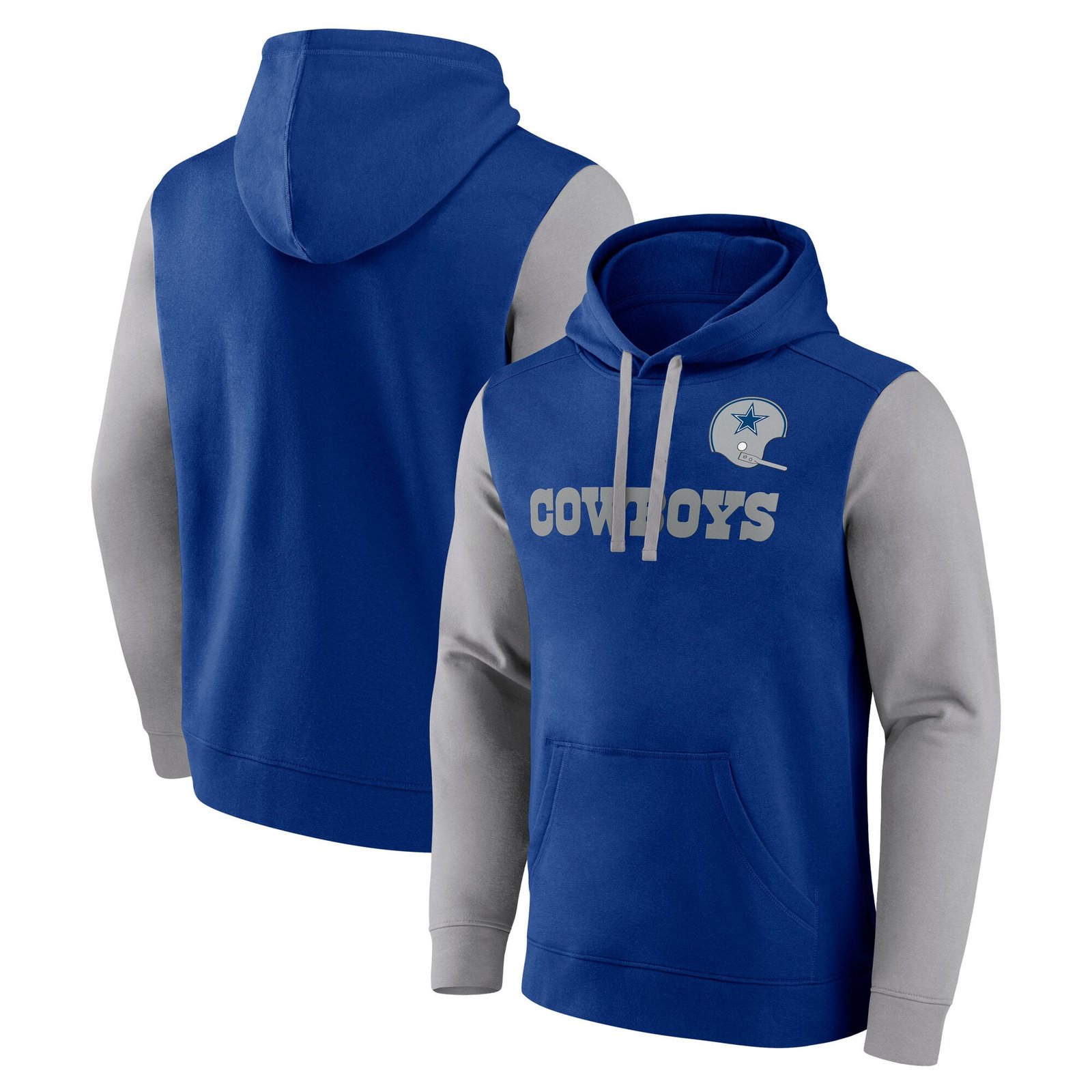 Men’s Fanatics Royal Dallas Cowboys Fleece Pullover Hoodie