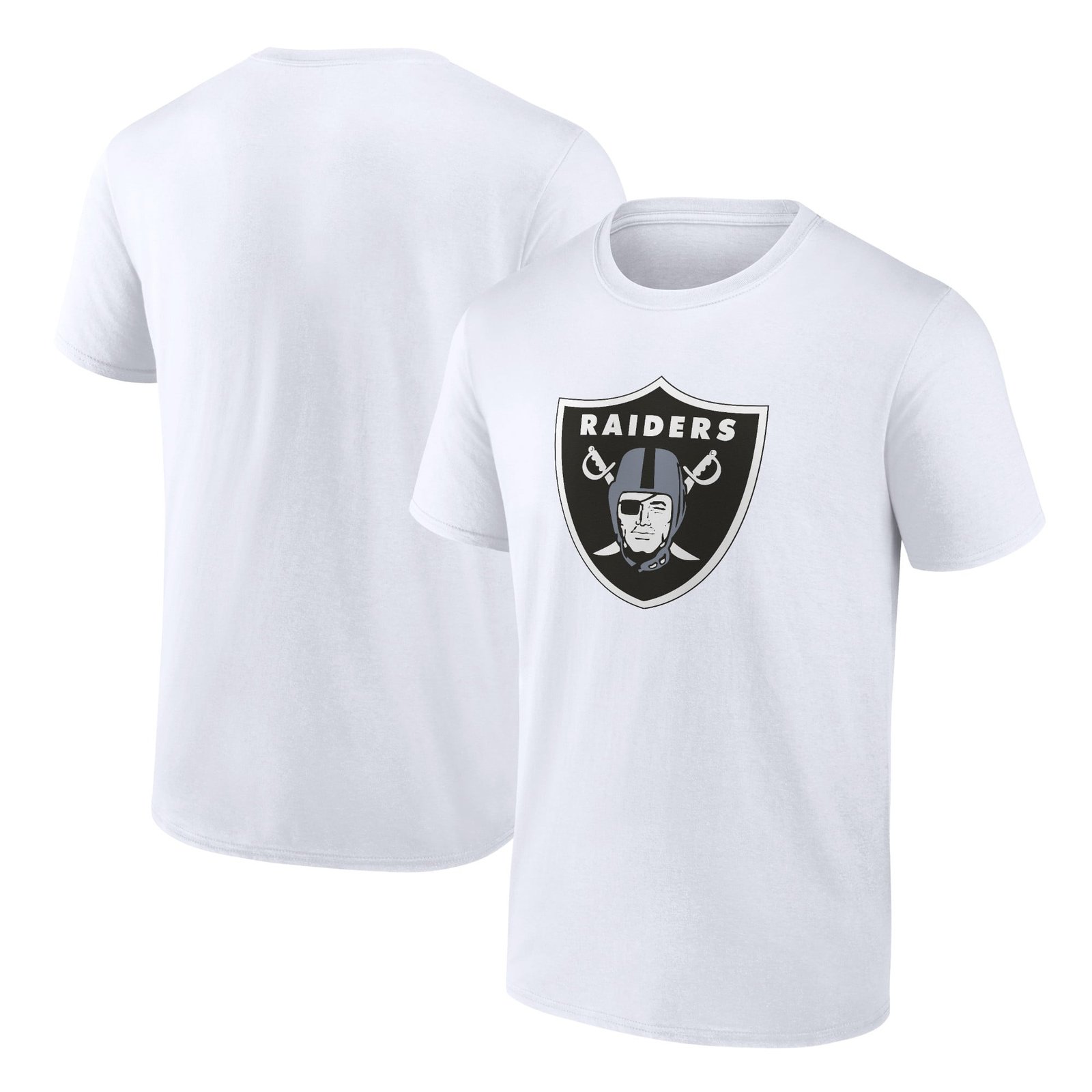 Men’s Fanatics White Las Vegas Raiders Primary Logo T-Shirt