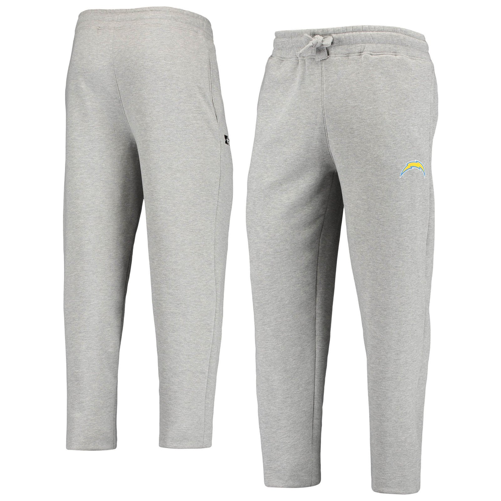 Men’s Gray Los Angeles Chargers Starter Option Run Sweatpants