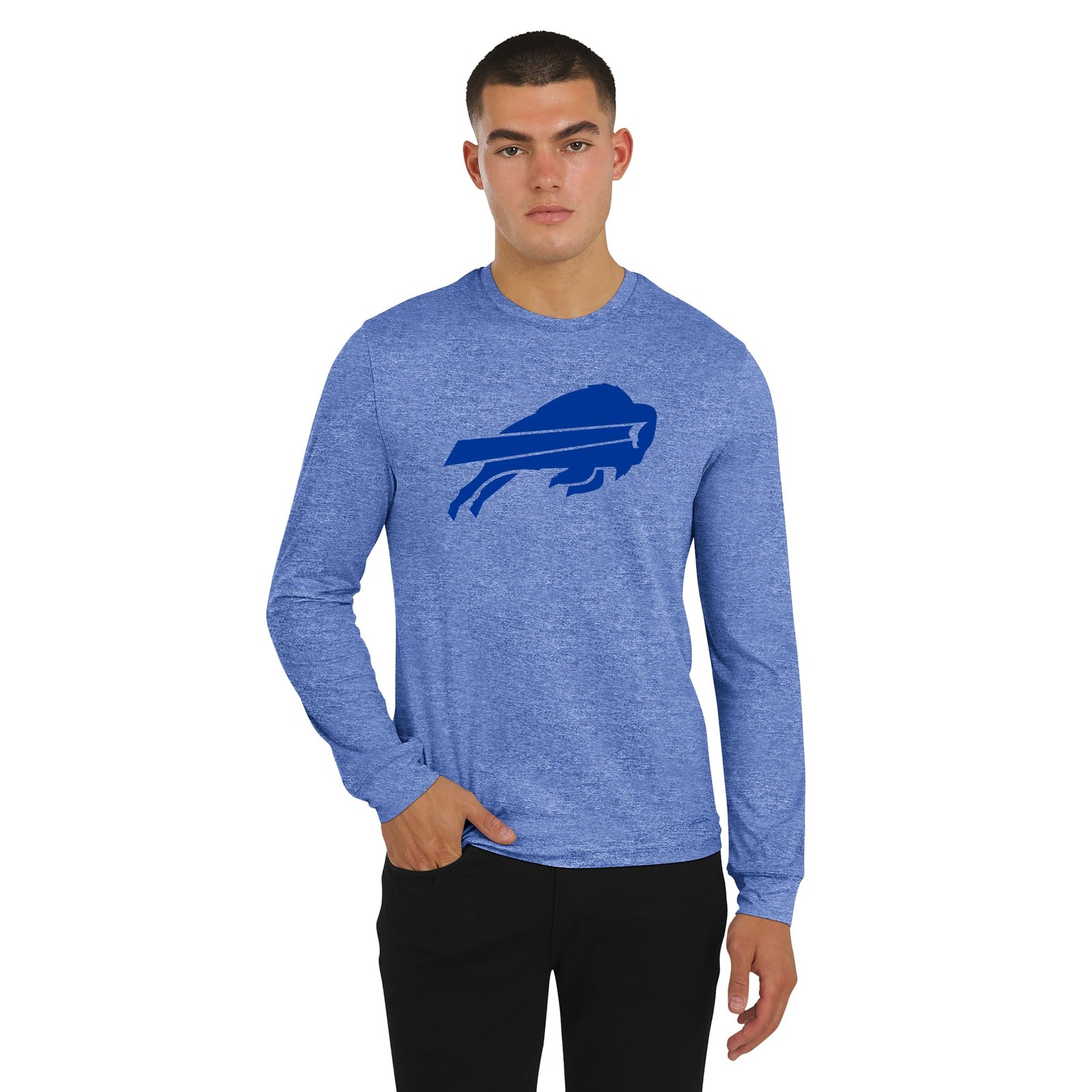 Men’s J. Palmer Royal Buffalo Bills Four Down Long Sleeve T-Shirt