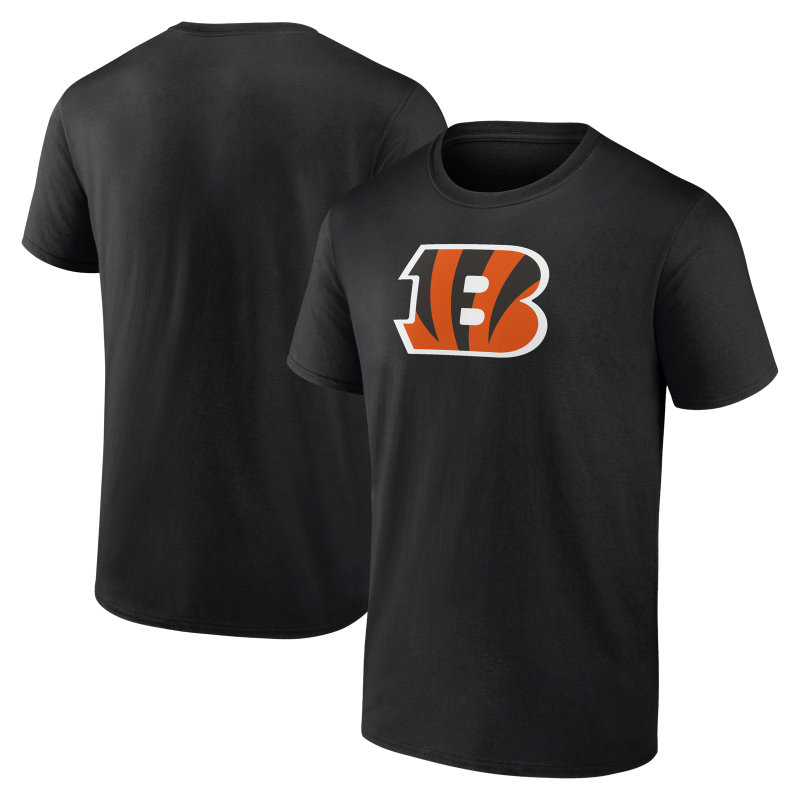 Men’s Logo Athletic Black Cincinnati Bengals Primary Logo T-Shirt