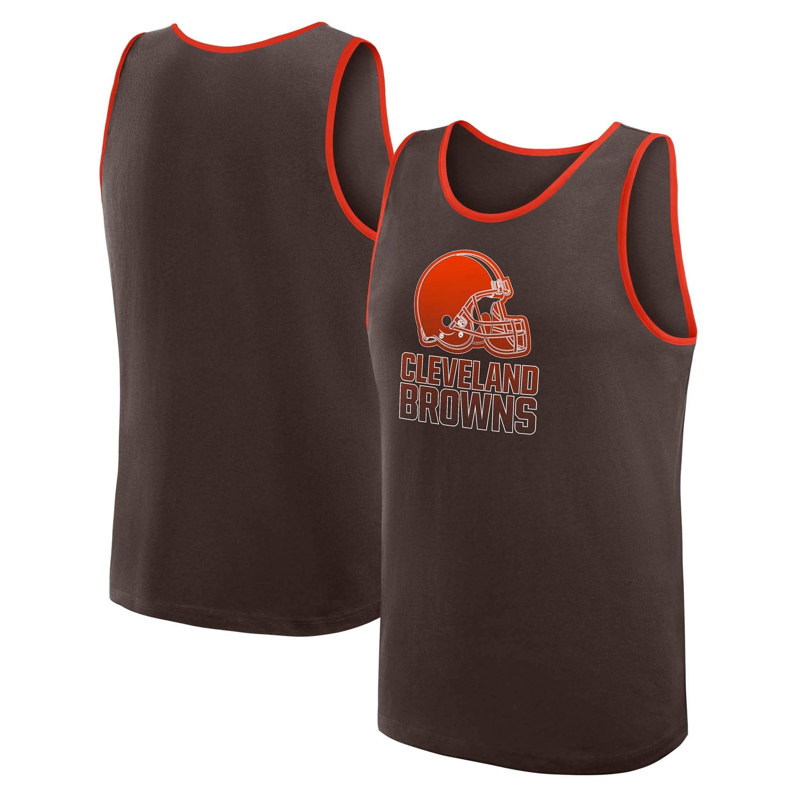 Men’s Logo Athletic Brown Cleveland Browns Unmatched Success Tank Top