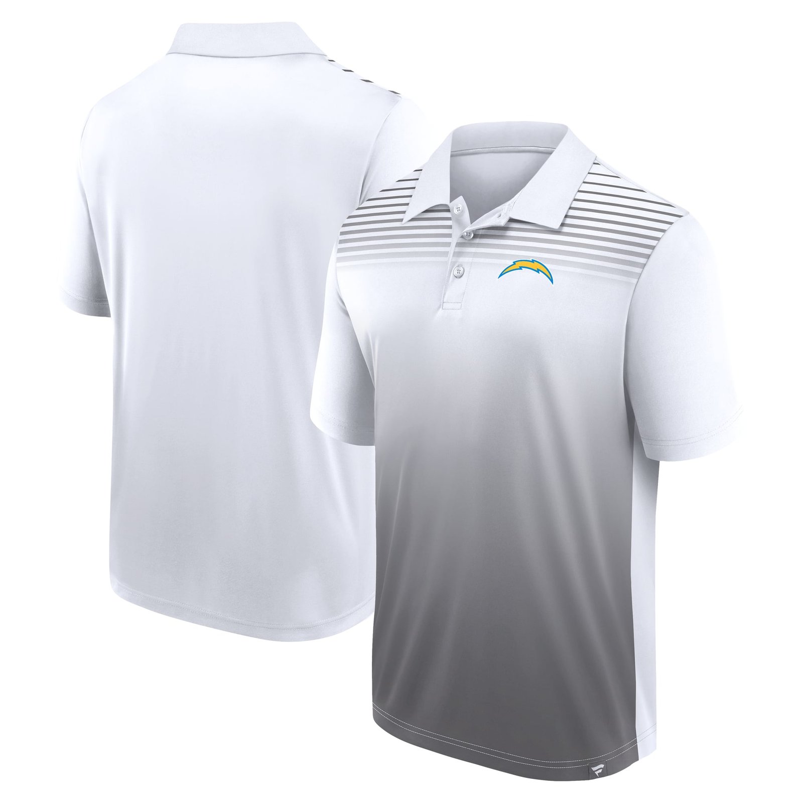 Men’s Logo Athletic White Los Angeles Chargers Sandlot Game Polo