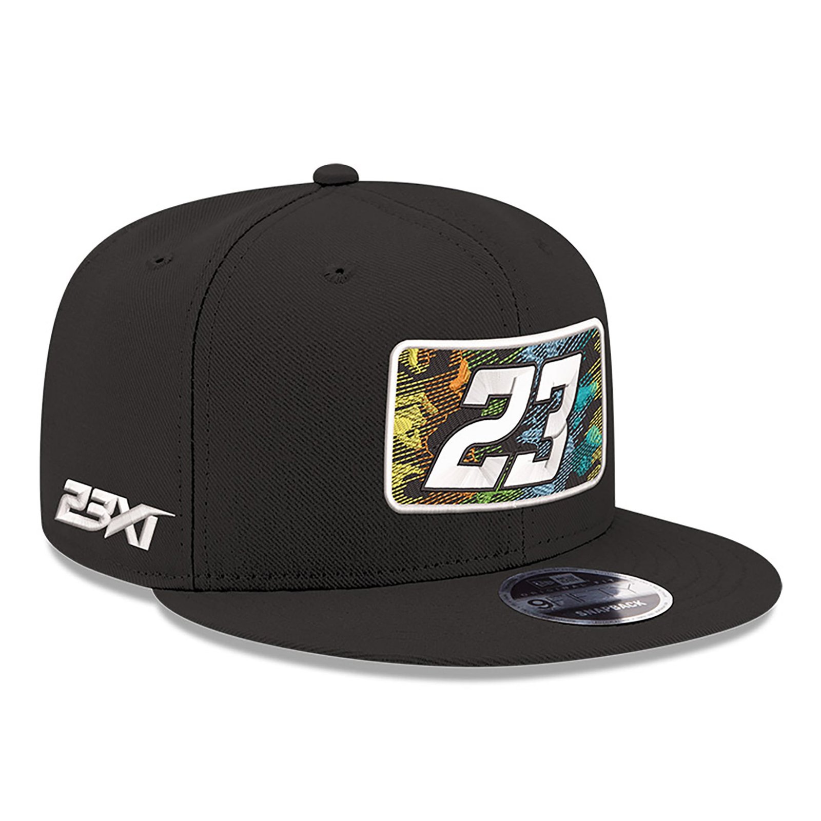 Men’s New Era Black Bubba Wallace Summer Camo 9FIFTY Snapback Hat