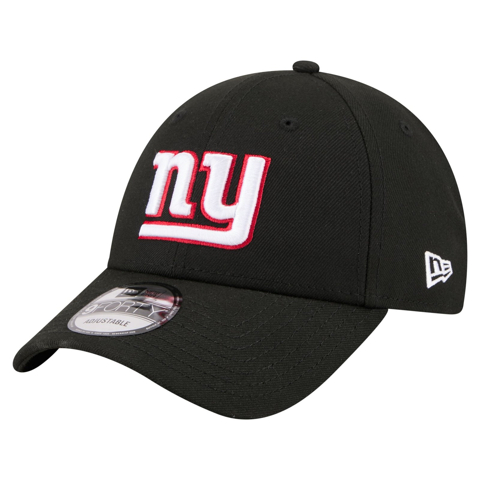 Men’s New Era Black New York Giants Core Team 9FORTY Adjustable Hat