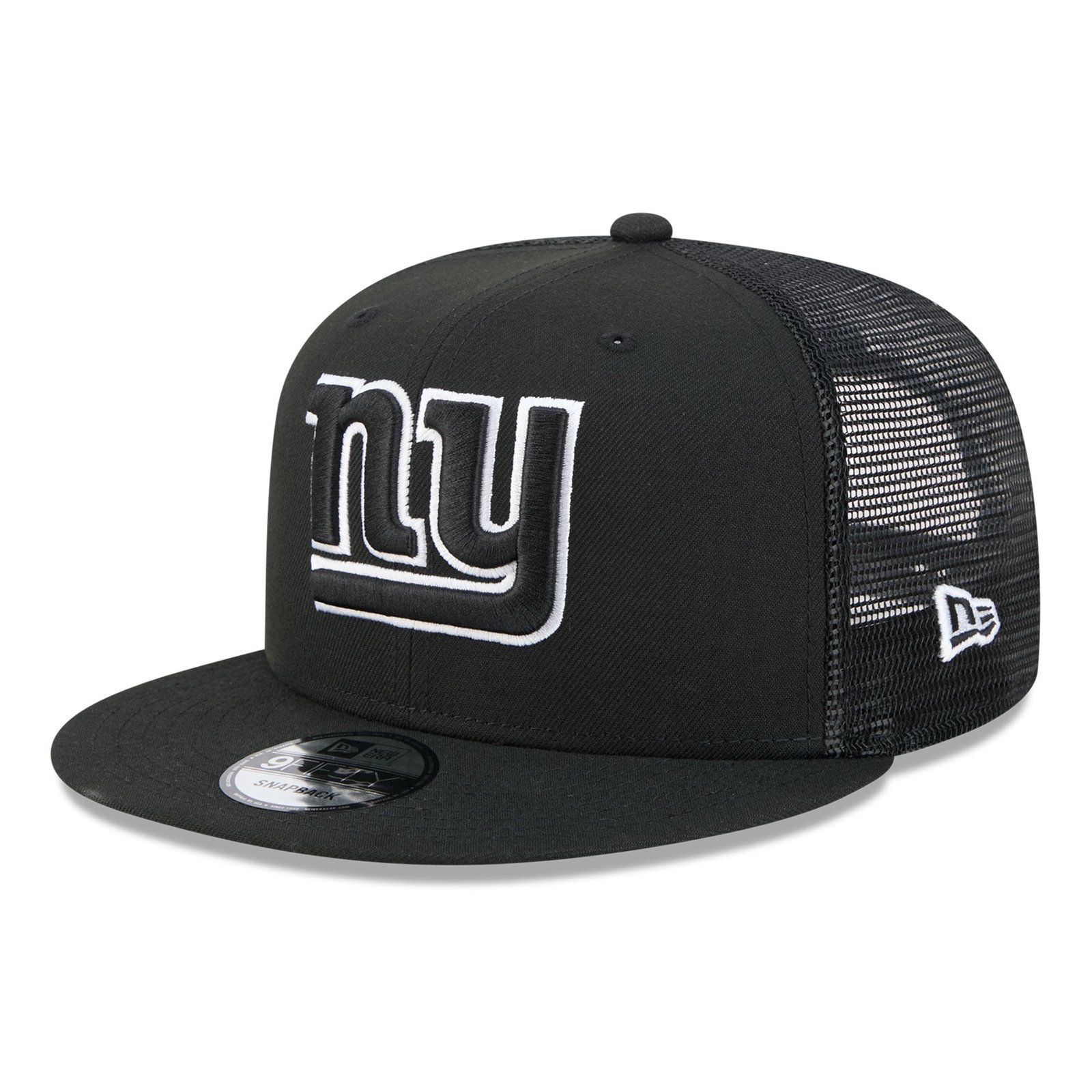 Men’s New Era Black/White New York Giants 9FIFTY Snapback Trucker Hat