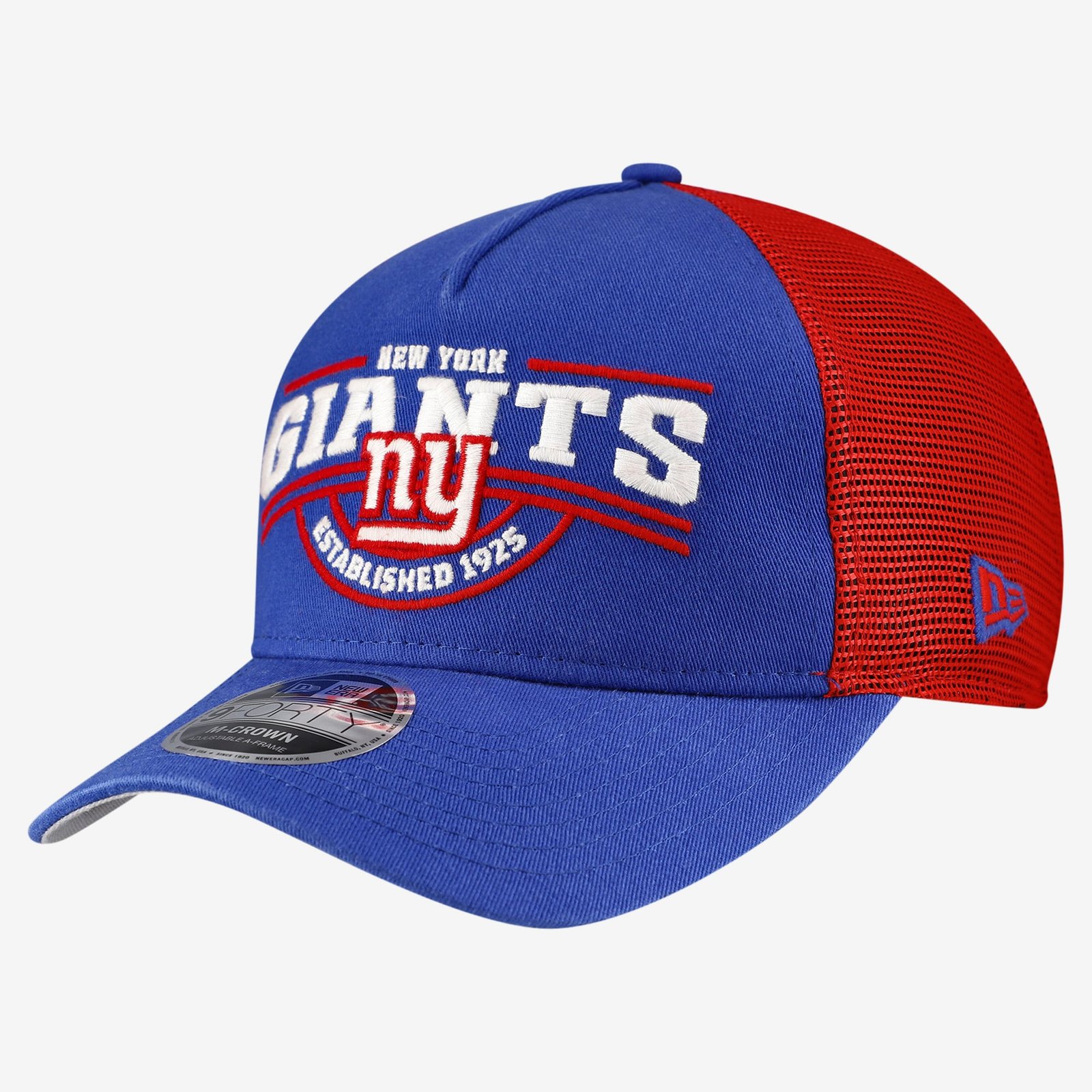 Men’s New Era Royal New York Giants A-Frame 9FORTY Adjustable Hat