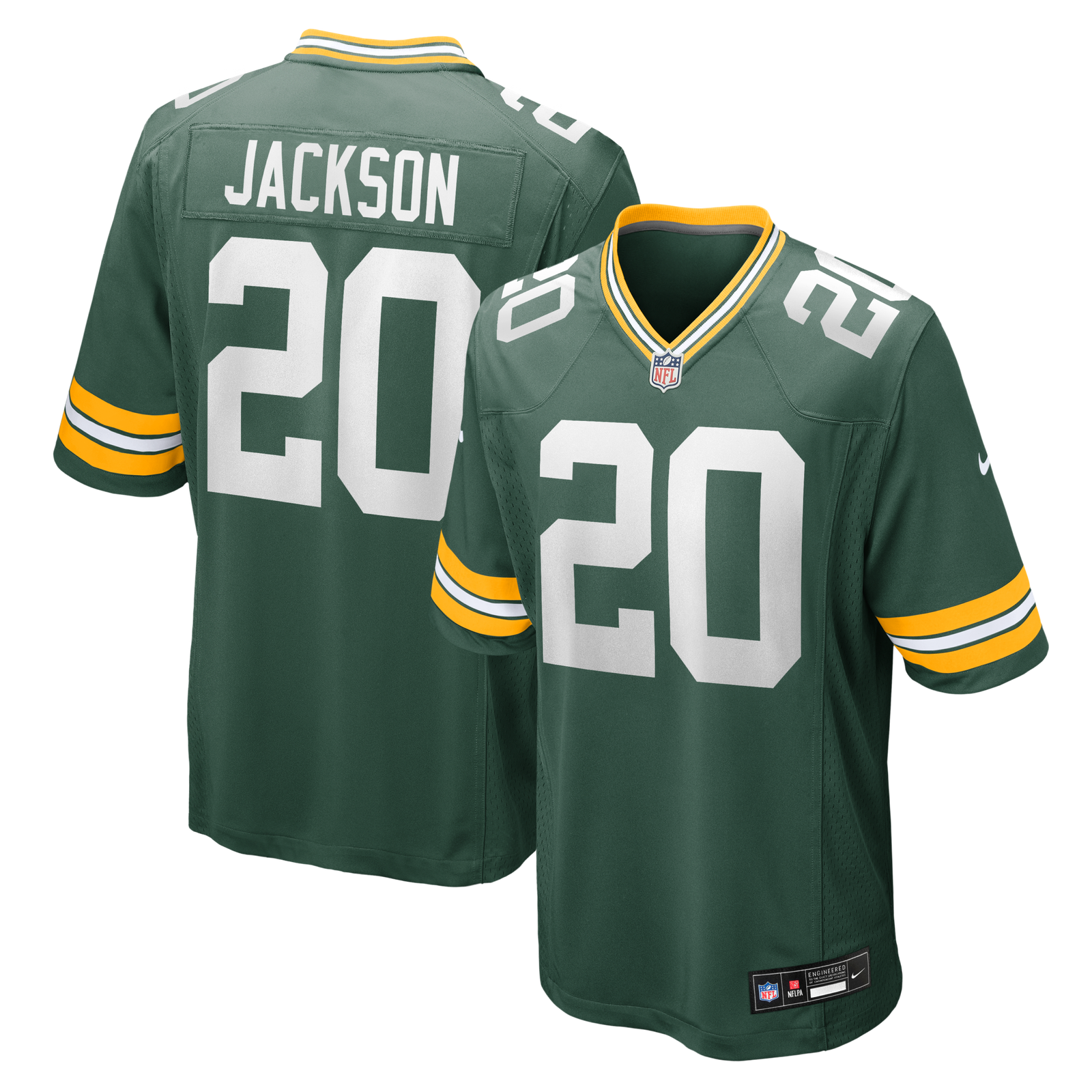 Men’s Nike Domani Jackson Green Green Bay Packers Team Game Jersey
