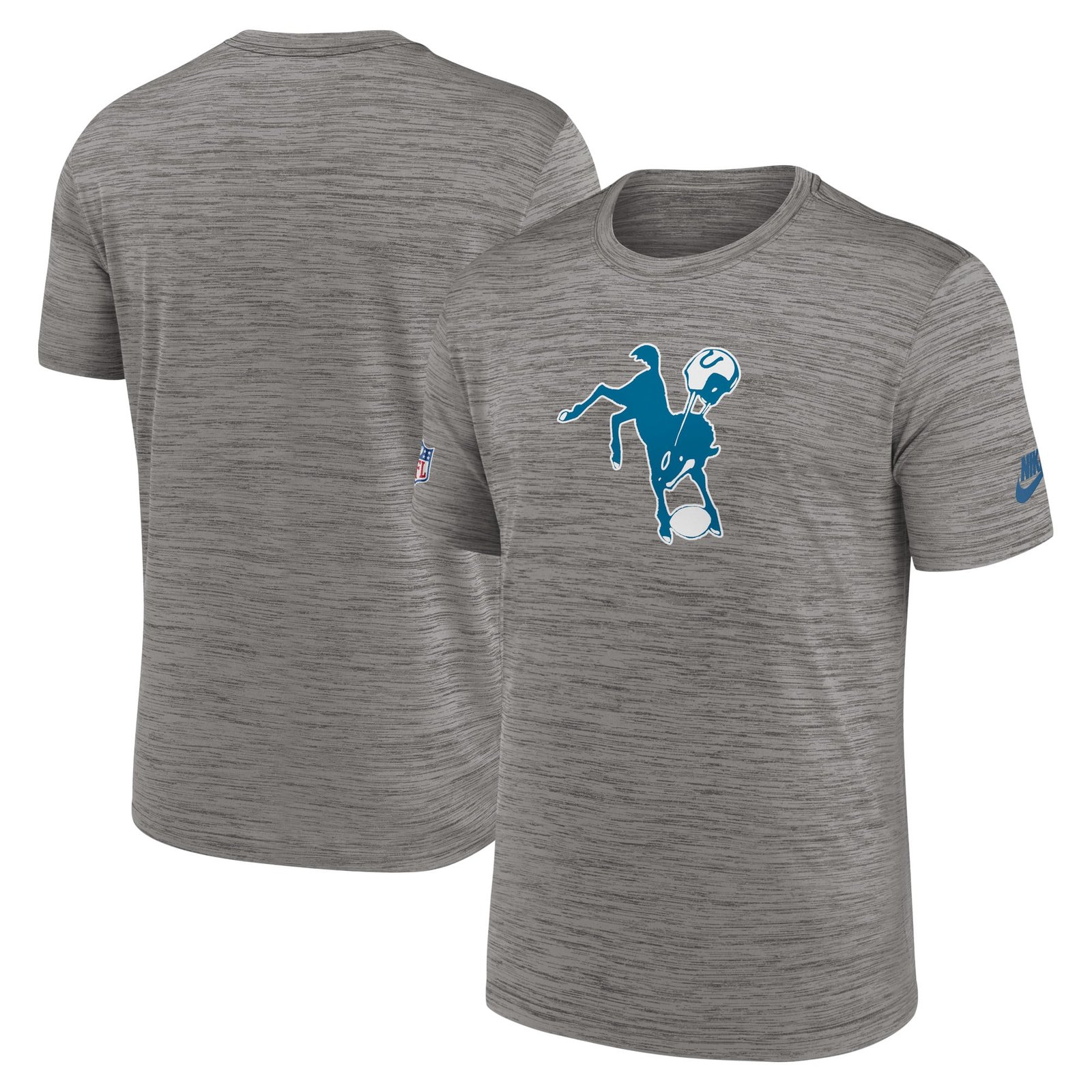 Men’s Nike Heather Charcoal Indianapolis Colts Indiana Nights Alternate Sideline Performance T-Shirt