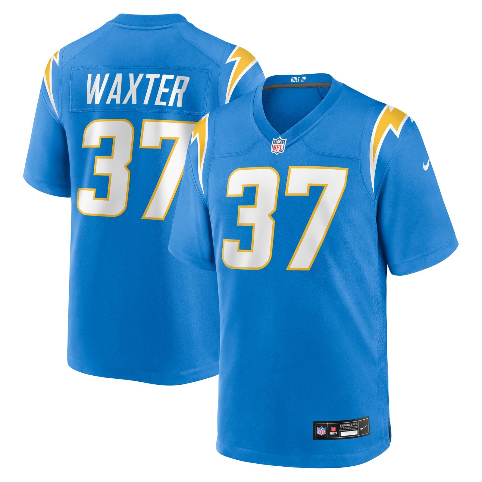 Men’s Nike Isas Waxter Powder Blue Los Angeles Chargers Team Game Jersey
