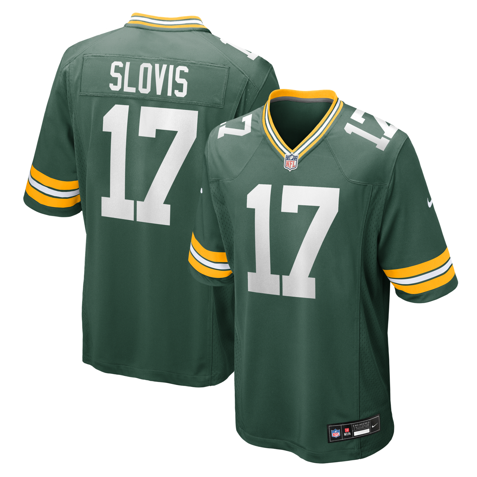 Men’s Nike Kedon Slovis Green Green Bay Packers Team Game Jersey