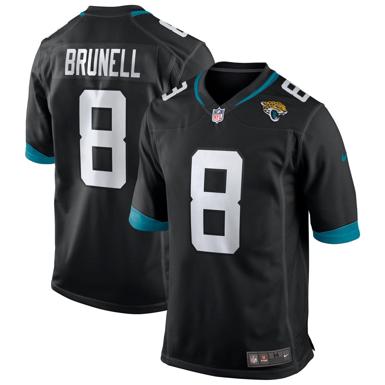 Men’s Nike Mark Brunell Black Jacksonville Jaguars Retired Player Alternate Game Jersey